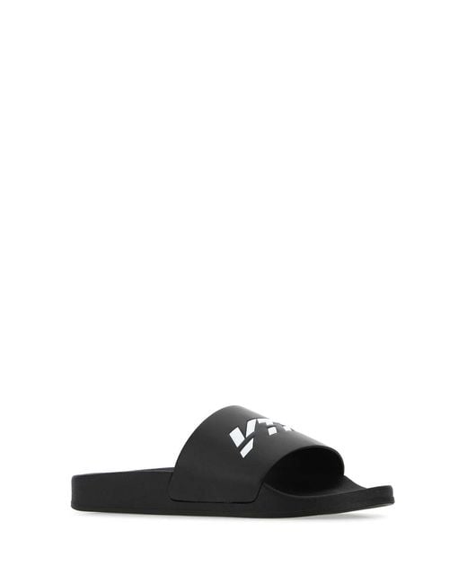 VTMNTS Black Rubber Slippers