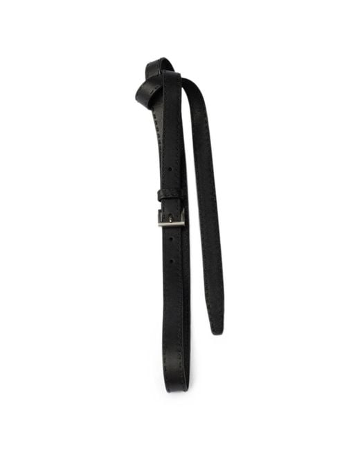 Prada Black Leather Belt
