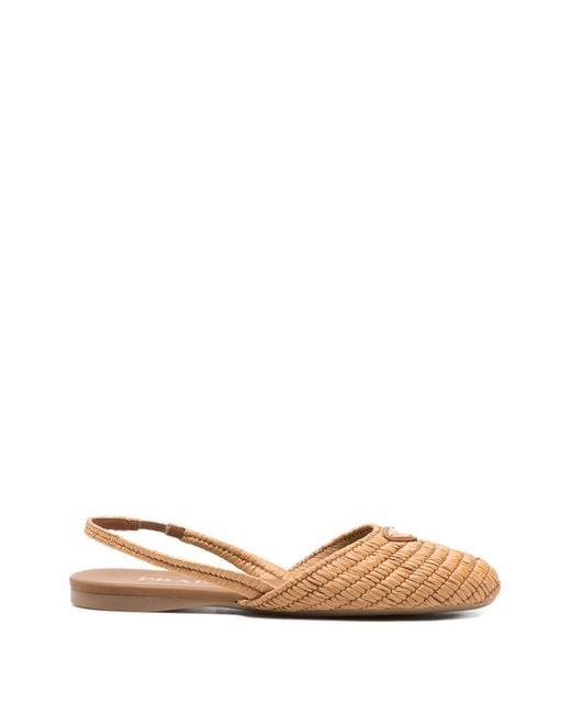 Prada Natural Neutrals Shoes