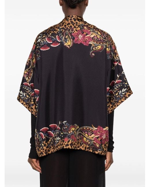 Etro Black Kesa Silk Jacket