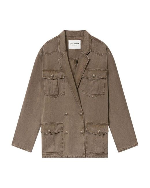 Isabel Marant Brown Light Jacket "Nevala"