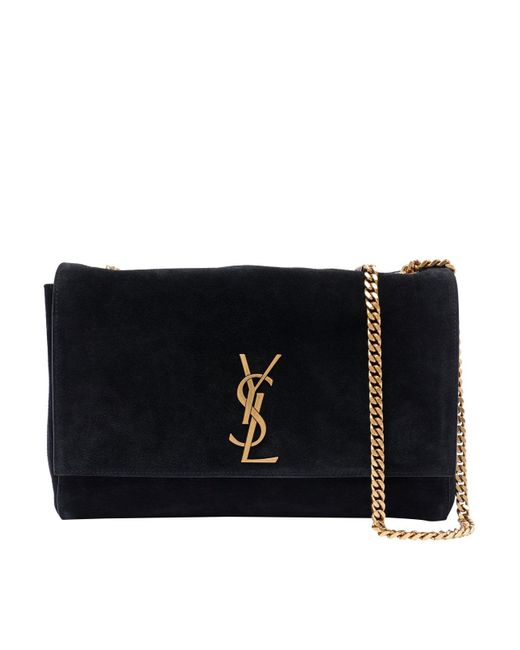 Saint Laurent Black Medium Kate Reversible Bag