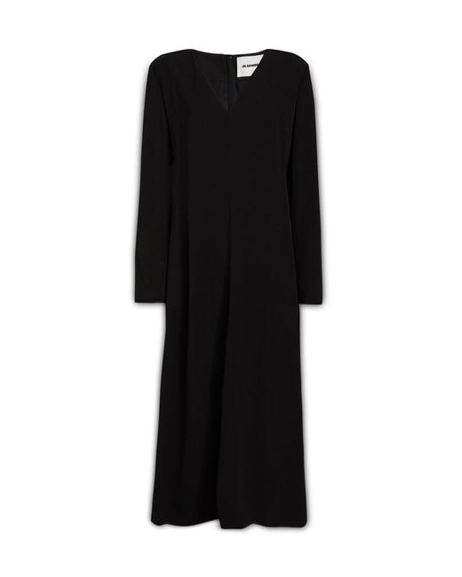 Jil Sander Women's Black Clothing Dresses