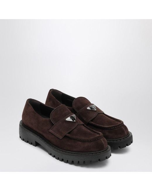 prada--Suede-Leather-Loafers.jpeg display picture 2