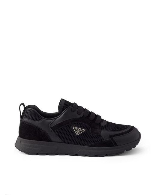 Prada Black Prax Sneakers for men