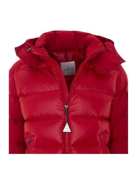 Moncler Red Maya Down Jacket for men