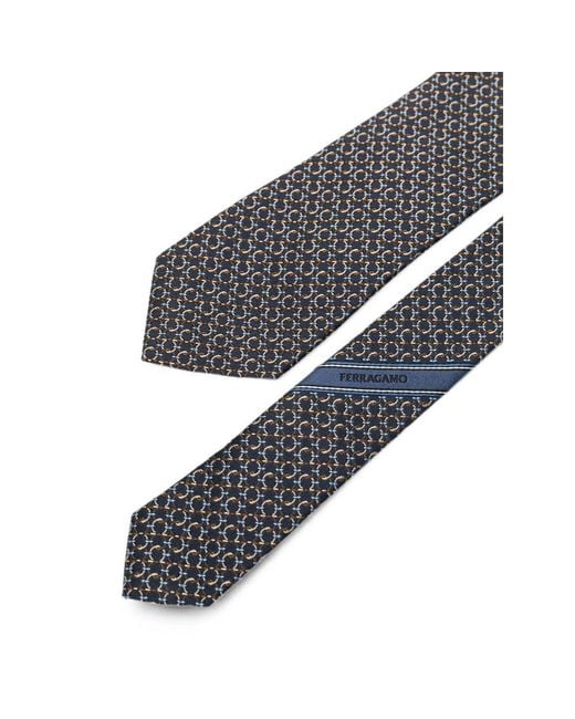 Ferragamo Blue Ties & Bow Ties for men
