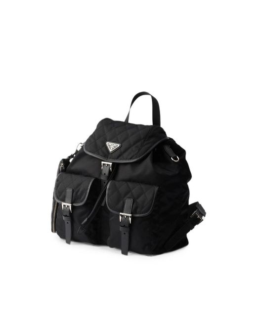 Prada Black Backpacks