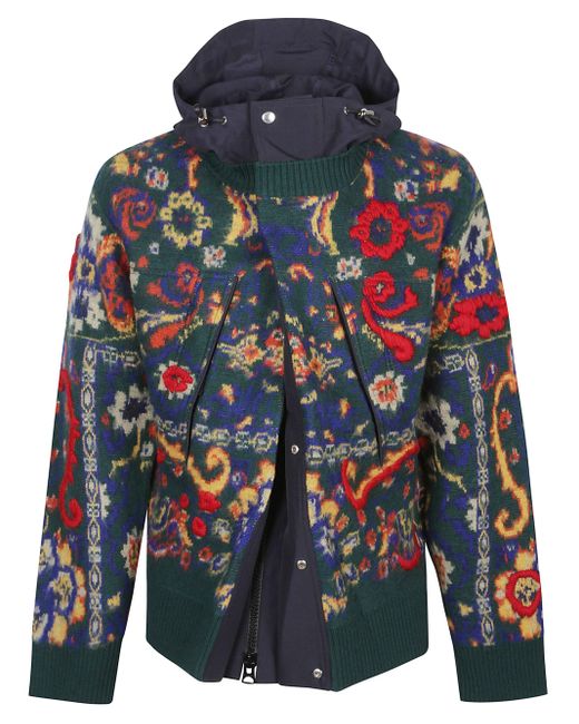Sacai Blue Wool Jacket for men