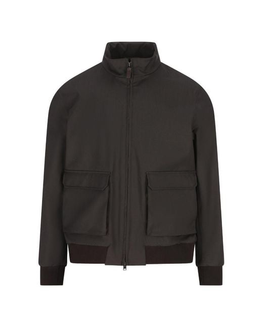Herno Black Bomber for men