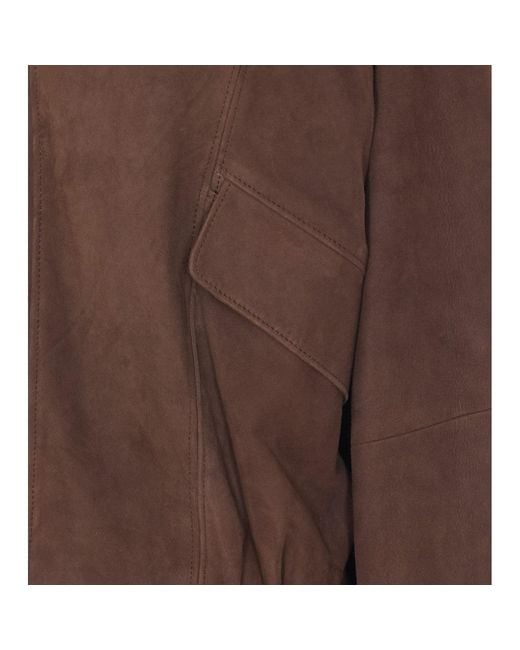 Auralee Brown Suede Jacket for men