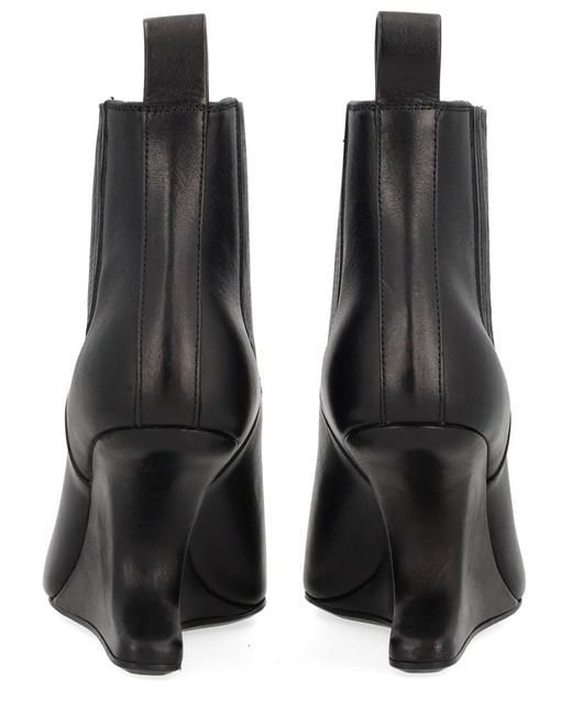 Rick Owens Black Ankle Sharp" Boot
