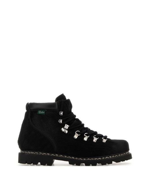 Junya Watanabe Black Solid Lace Up Boots for men