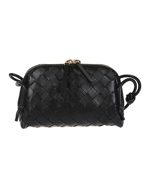 Bottega Veneta Black Concert Leather Mini Bag