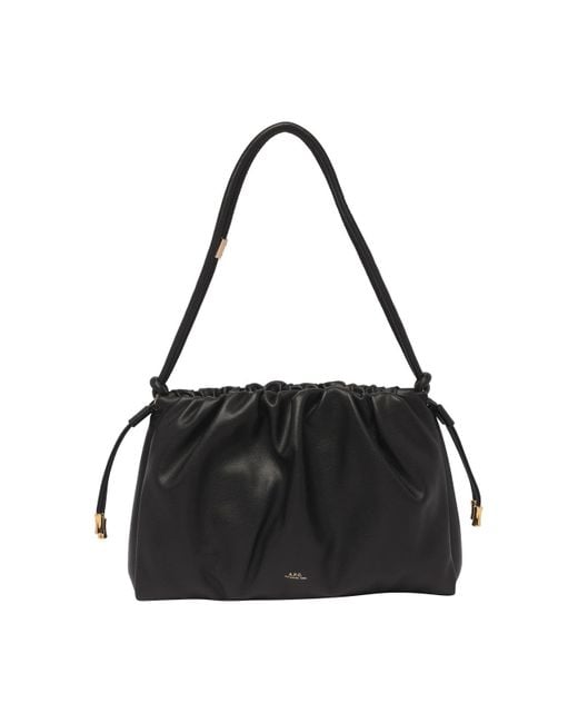 A.P.C. Black Ninon Shoulder Bag