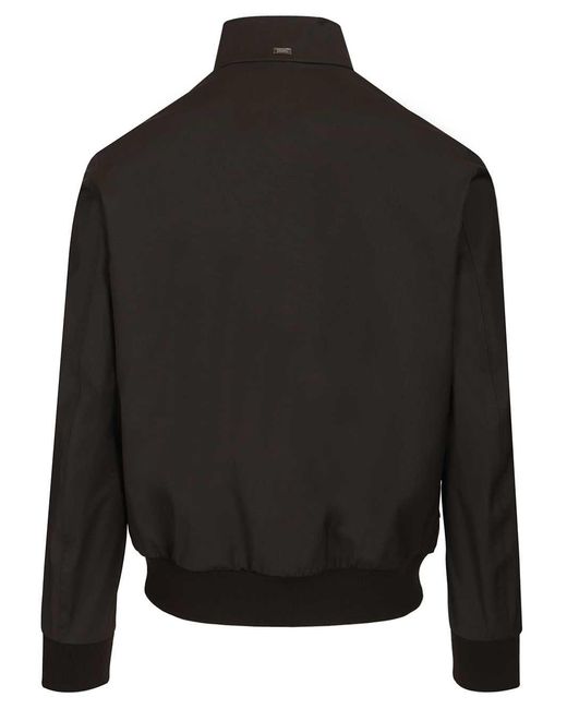 Herno Black Bomber for men
