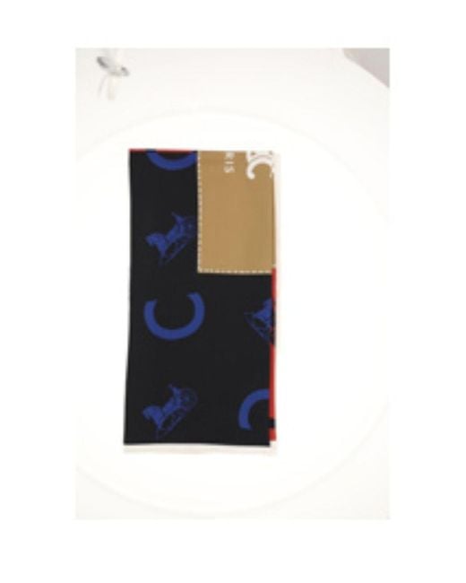 Céline Blue Square Scarf