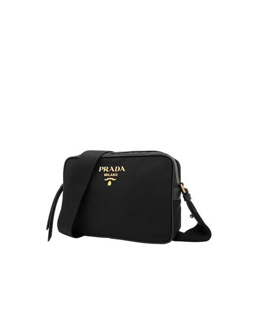 Prada Black Nylon Shoulder Bag