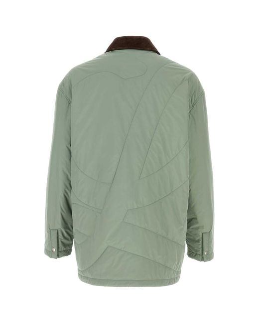 Loewe Mint Green Polyester Padded Jacket for men