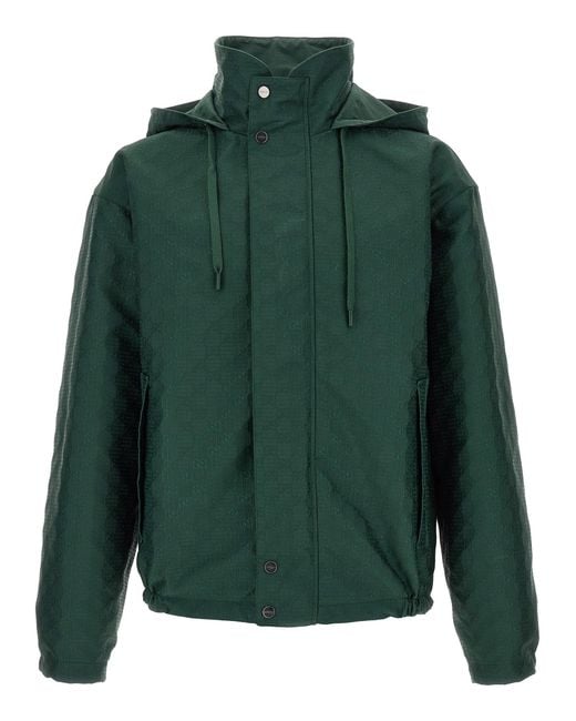 Gucci Green Reversible Ripstop Cotton Jacket for men