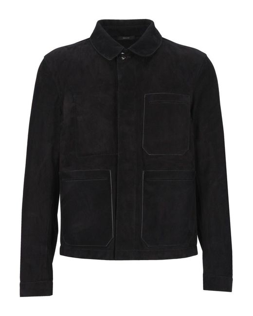 Tom Ford Black Suede Field Jacket for men
