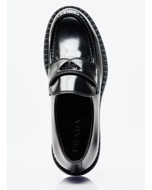 Prada White Chocolate Loafers for men