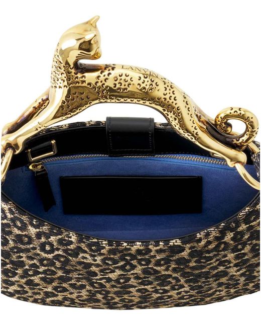Lanvin Metallic Mini Bag With Print