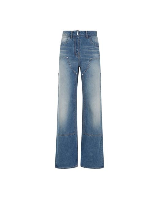 Givenchy Blue Cotton Jeans
