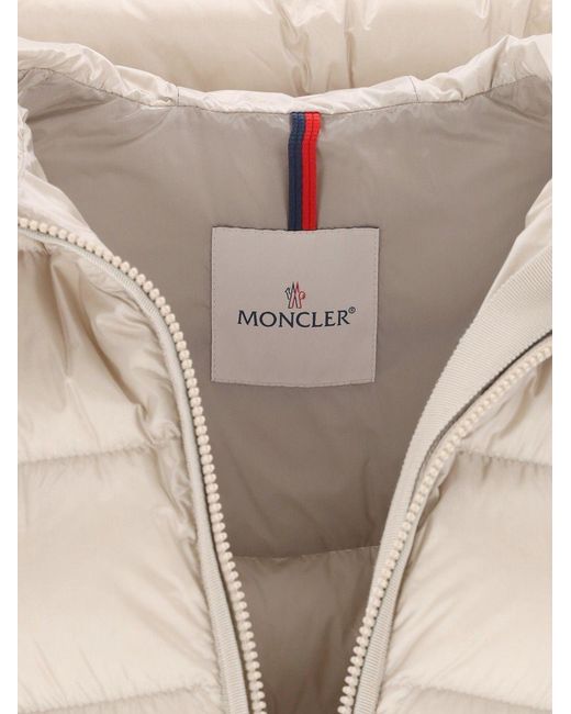 Moncler Natural Midi Down Jacket "Suyen"