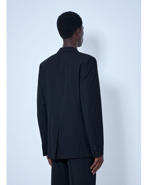 Acne Blue Fitted Suit Jacket for men