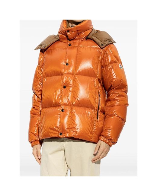 Moncler Orange Jackets for men