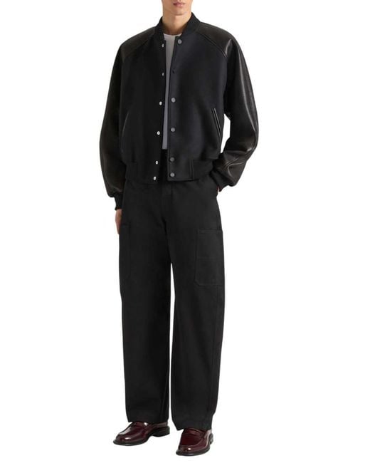 Givenchy Black Paneled Bomber Jacket for men