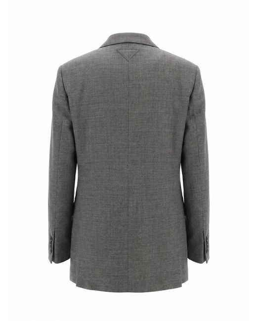 Prada Gray Blazer Jacket
