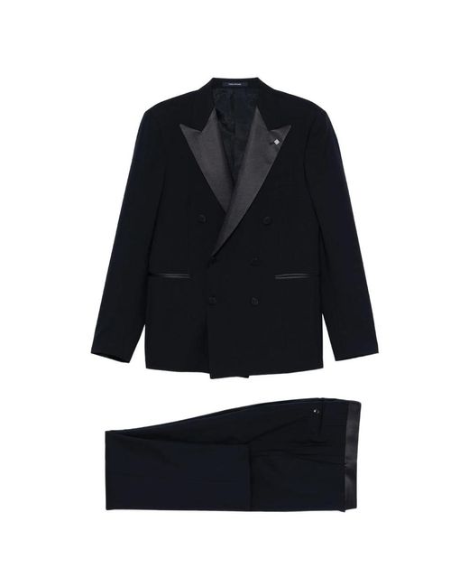 Tagliatore Black Suits for men
