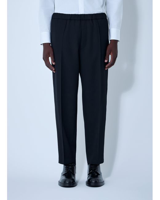 Jil Sander Blue Tailored Wool Pants for men