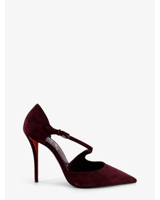 Christian Louboutin Multicolor Miss Ziggyta 100 Suede Pumps