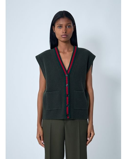 Gucci Multicolor Wool Vest