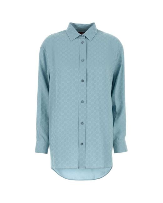 Gucci Blue Shirts