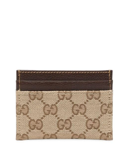 Gucci Brown Horsebit Card Case