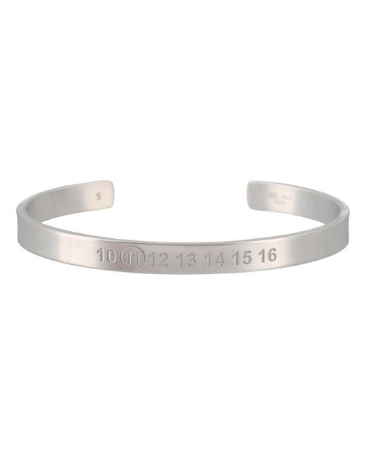 Maison Margiela White Elegant Bracelet for men