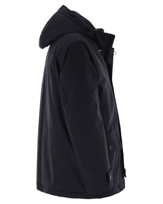 Fay Blue Short Parka for men