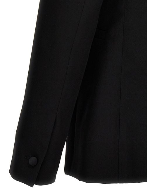 Givenchy Black 'Peack Lapel' Blazer for men