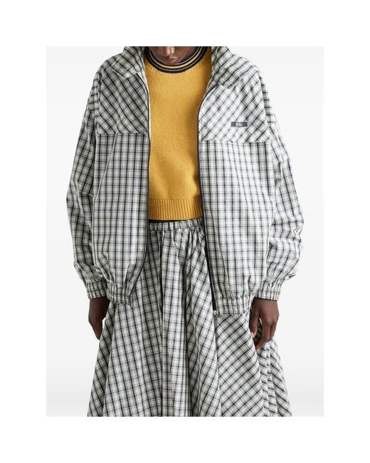 Prada Gray Neutrals Jackets