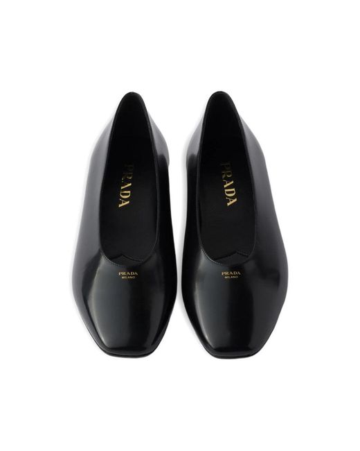 Prada Black Ballet Flats