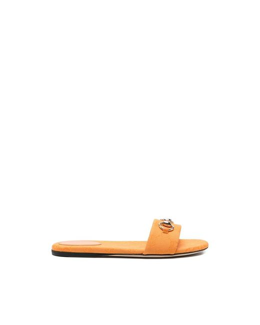 Gucci Orange Flip-Flops & Slides