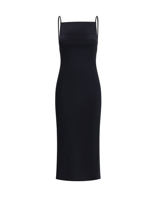 Givenchy Black Dress With Draped Detail