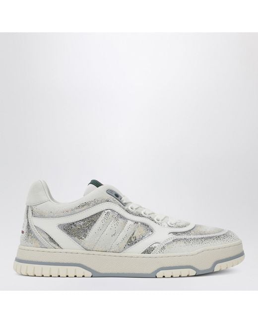 Gucci White Re-Web Glitter/ Gradient Sneakers