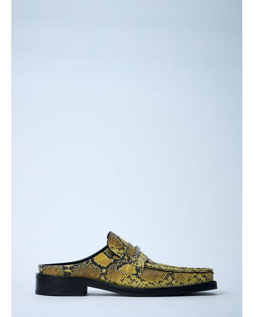 Martine Rose Green Loafer Mules for men