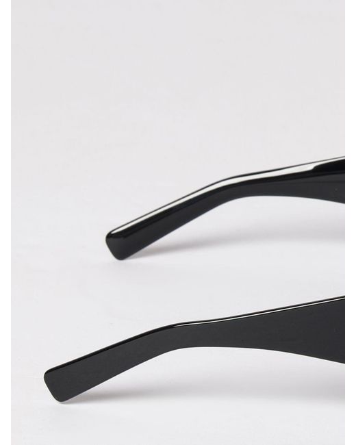 Prada White Acetate Sunglasses With Nylon Lenses And Tone-On-Tone Logo