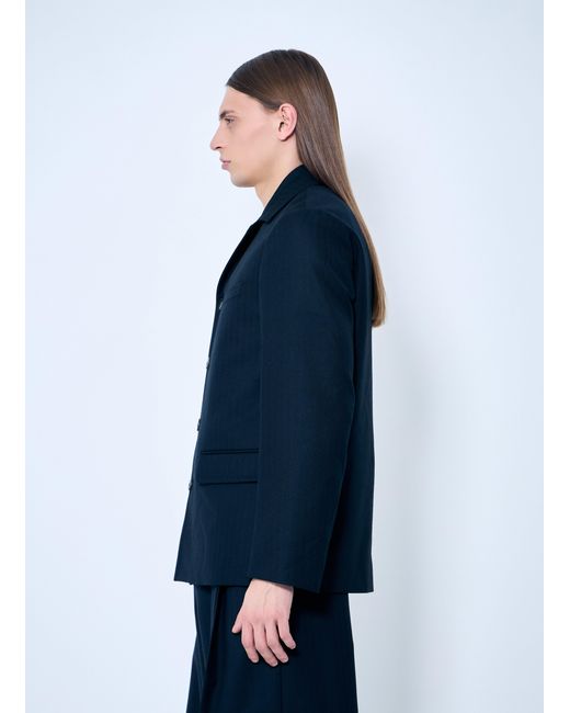 Dries Van Noten Blue Bays Jacket for men